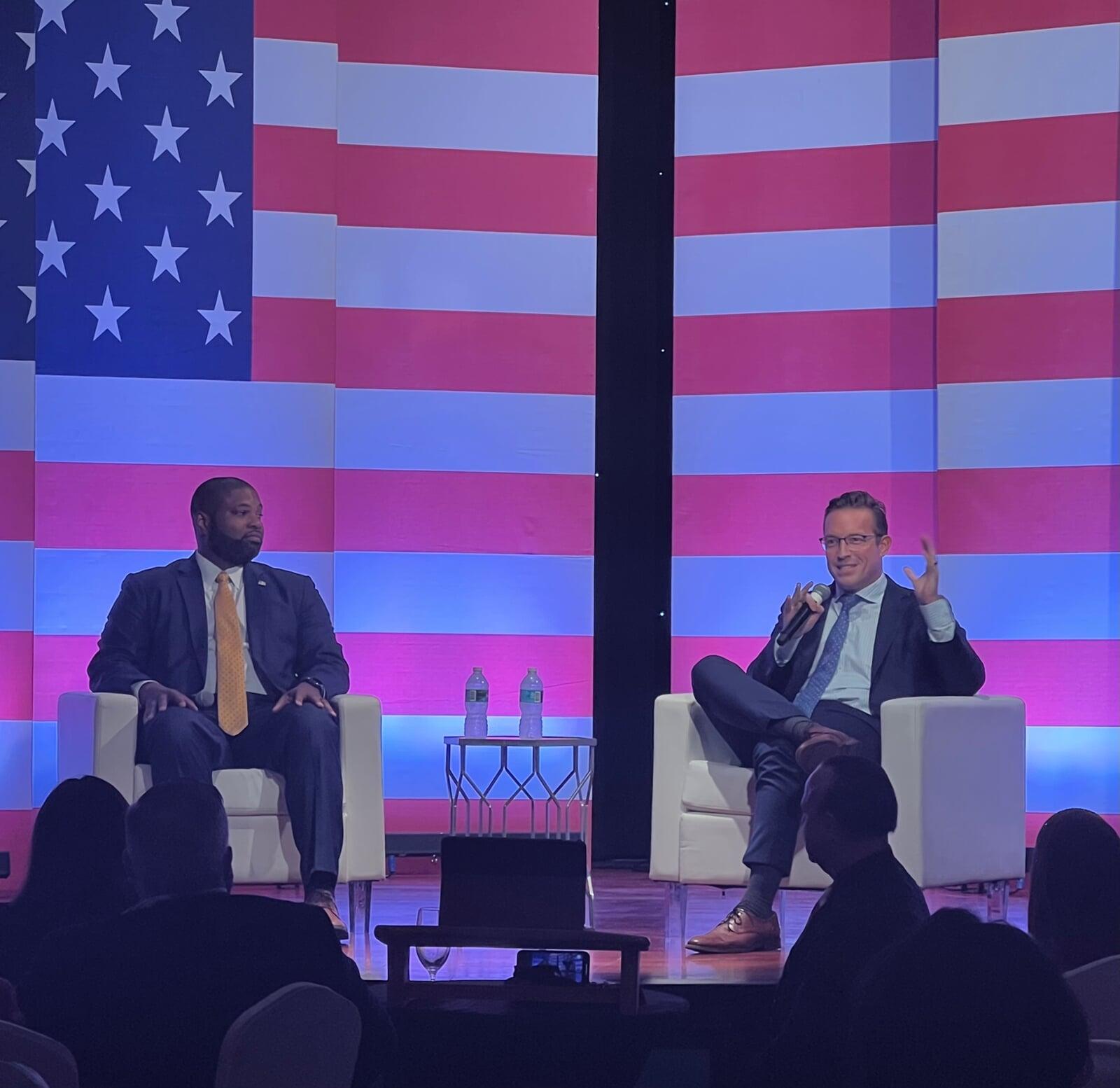 Congressman Byron Donalds and Benny Johnson